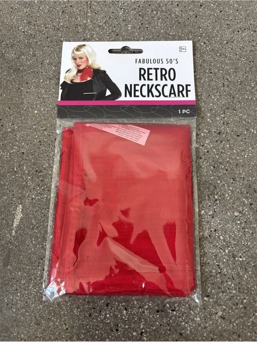 Retro Neck Scarf - Red 50’s Halloween